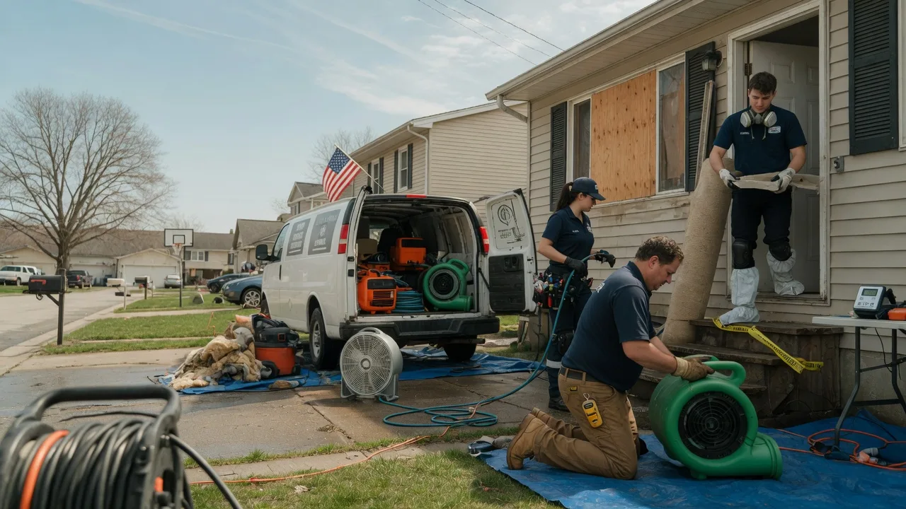 Water Damage Restoration in Maize, KS near me